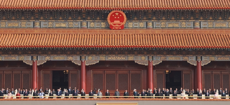 纪念中国人民抗日战争暨世界反法西斯战争胜利80周年大会在京隆重举行天安门广场举行盛大阅兵仪式 习近平发表重要讲话并检阅受阅部队「相关图片」