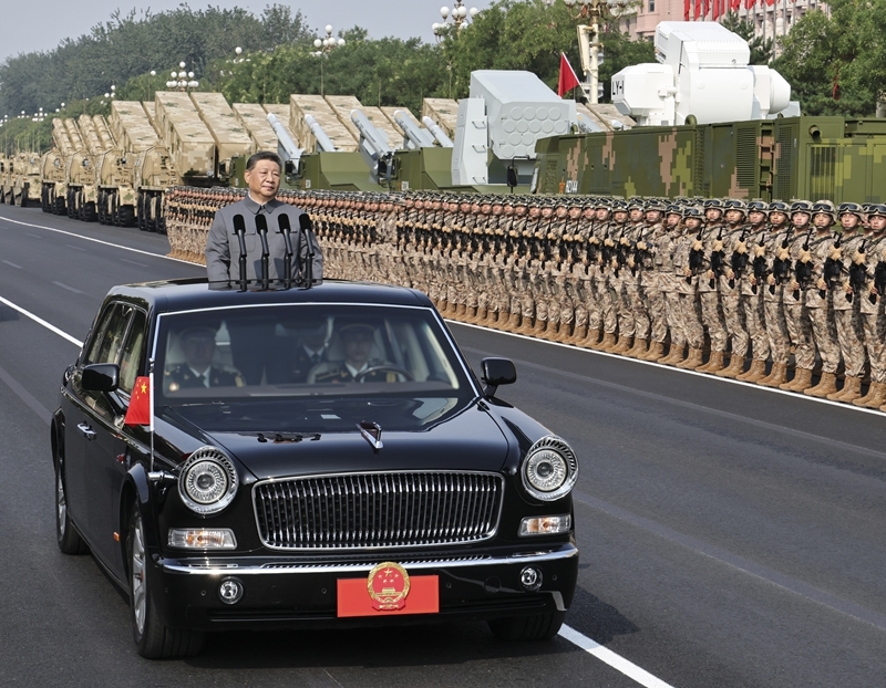 纪念中国人民抗日战争暨世界反法西斯战争胜利80周年大会在京隆重举行天安门广场举行盛大阅兵仪式 习近平发表重要讲话并检阅受阅部队「相关图片」